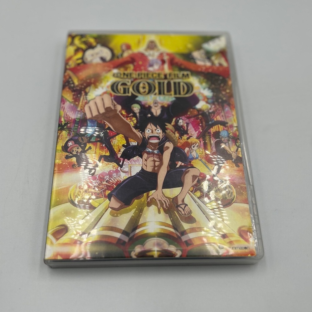 One Piece Film Gold DVD 2016 Funimation Anime Movie NTSC English Japanese Subbed